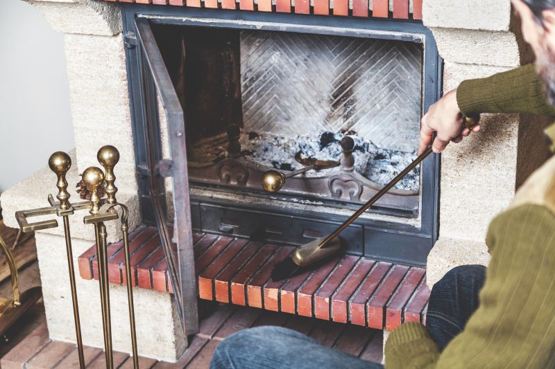 Inside of Gas Fireplace Vent
